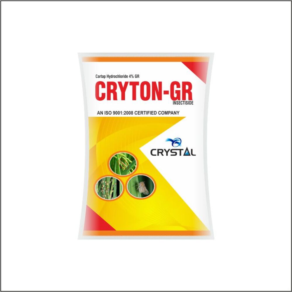 ક્રિસ્ટલ ક્રાયટોન જીઆર (કાર્ટાપ હાઇડ્રોક્લોરાઇડ 4% જી.આર)