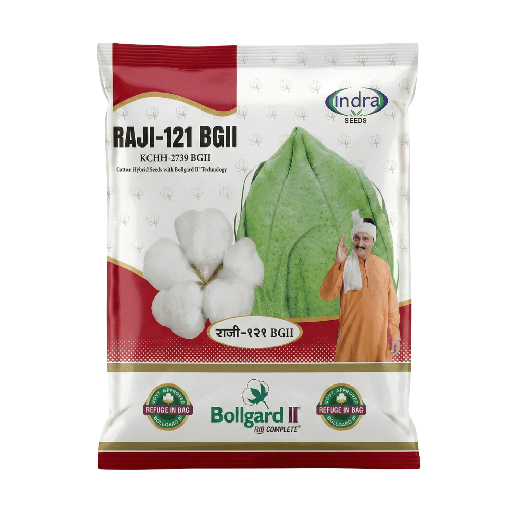 રાજી-૧૨૧ હાઈબ્રીડ કપાસ બી જી II (૪૭૫ ગ્રામ)