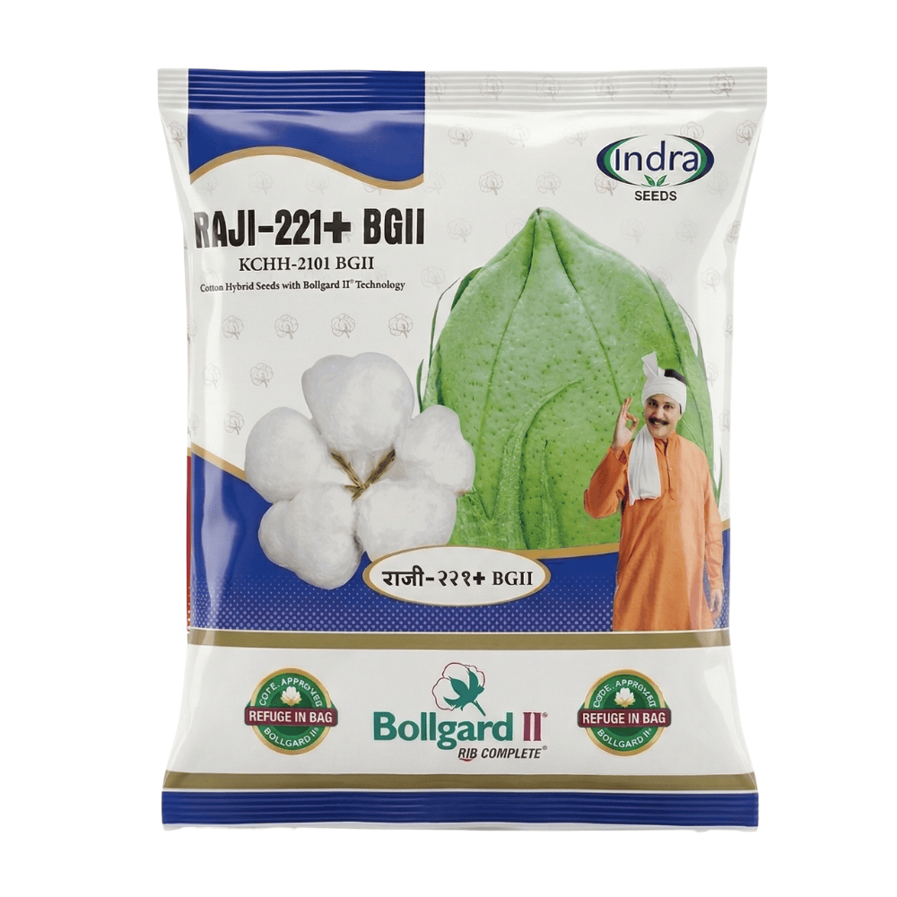 રાજી-૨૨૧+ હાઈબ્રીડ કપાસ બી જી II (૪૭૫ ગ્રામ)